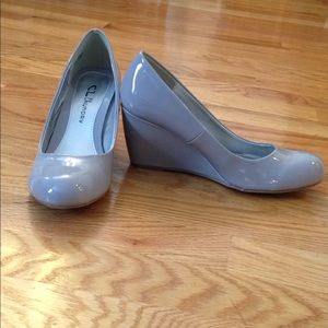 Chinese Laundry Patent Wedges Never Worn!